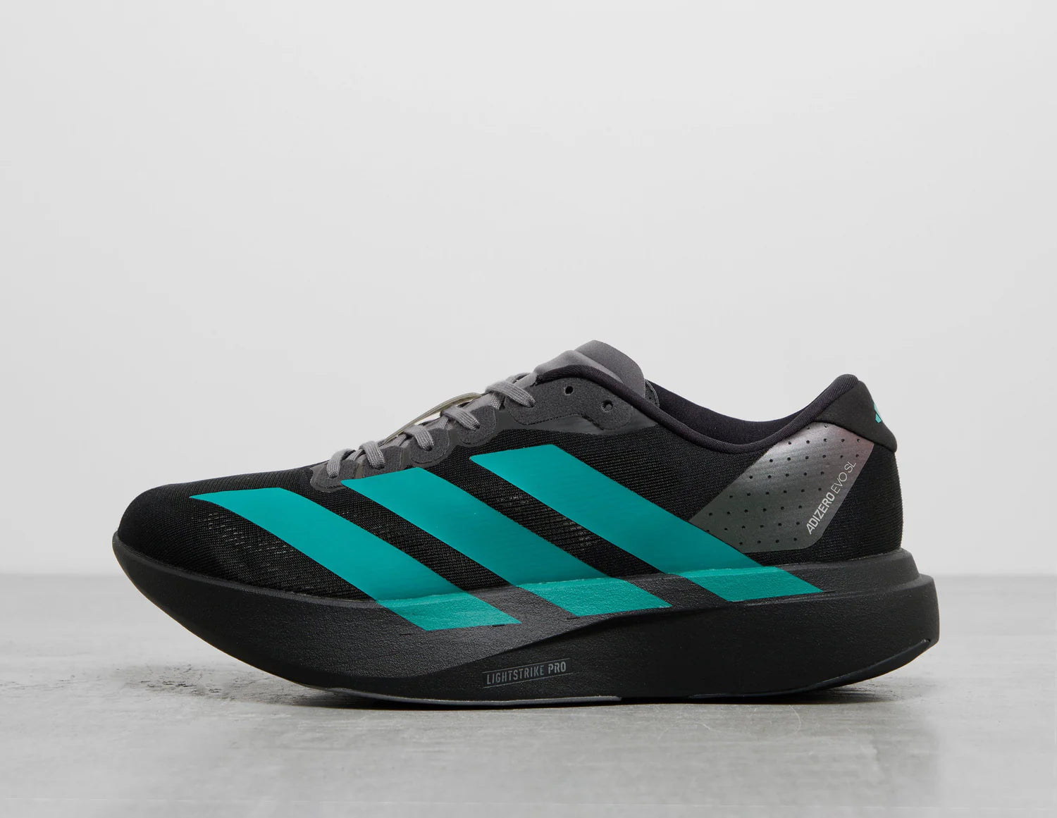 Adizero EVO SL Shoes Core Black / Pure Teal / Grey Four