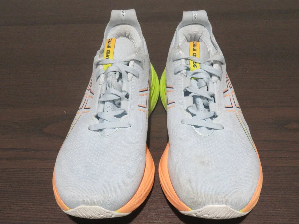 Asics Gel-Nimbus 26 Mens 9 Shoes Gray Running 1011B928 Gym Sneaker Walking